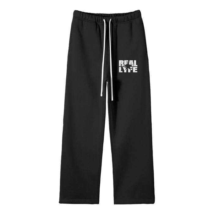 Real Lyfe Fleece Pants — Black