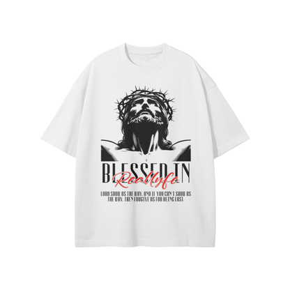 Reallyfe Blessed T-Shirt — White