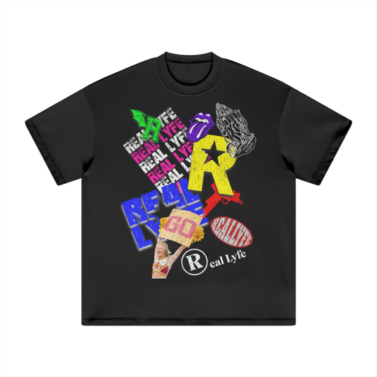 Real Lyfe Logo T-Shirt — Black