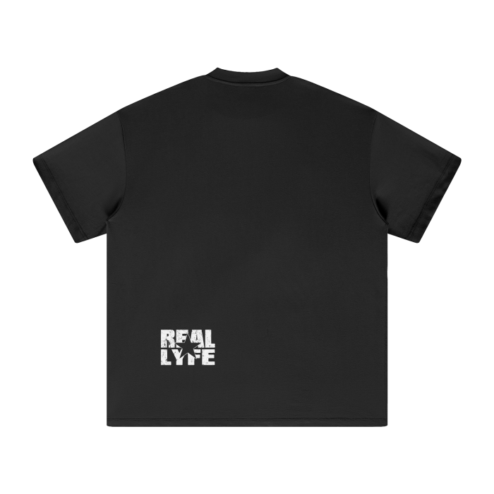 Real Lyfe World T-Shirt — Black