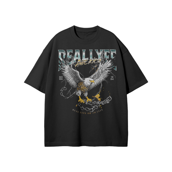 Real Lyfe America T-Shirt\Black