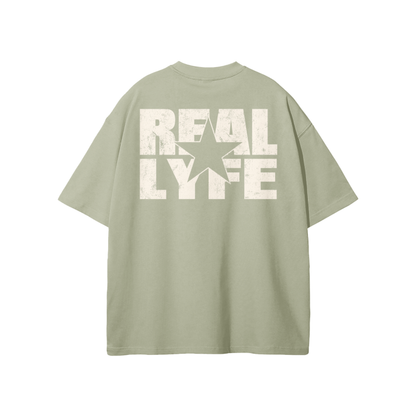 Real Lyfe Chest Logo Heavyweight Tee