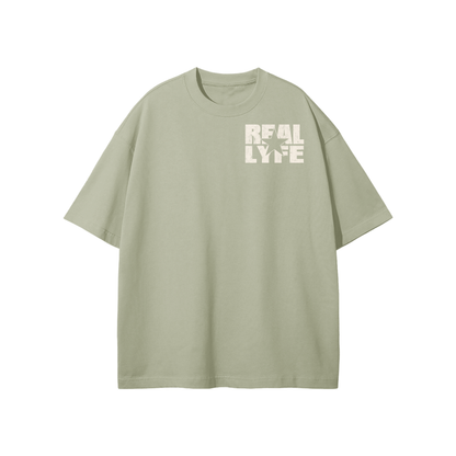 Real Lyfe Chest Logo Heavyweight Tee