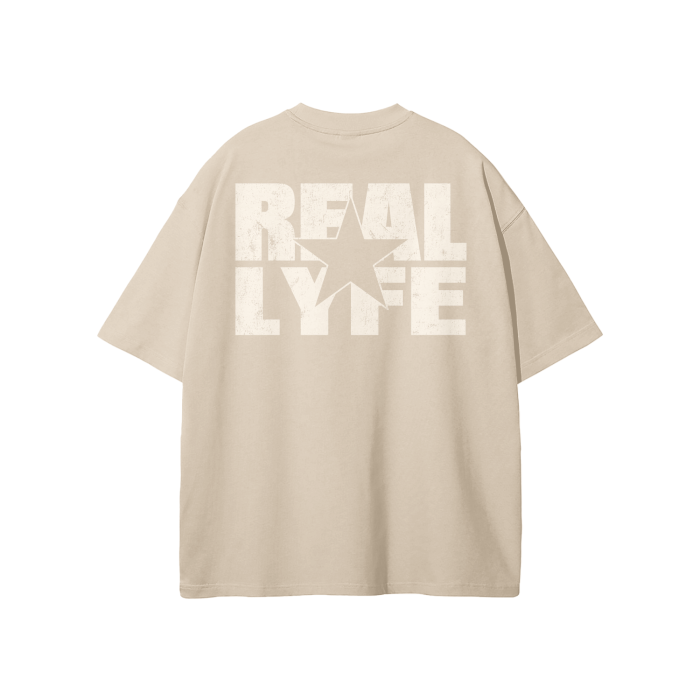Real Lyfe Chest Logo Heavyweight Tee
