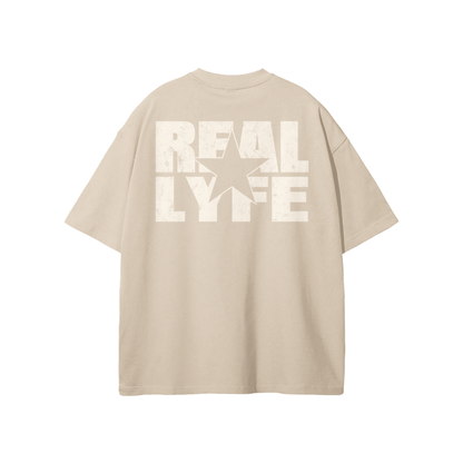 Real Lyfe Chest Logo Heavyweight Tee