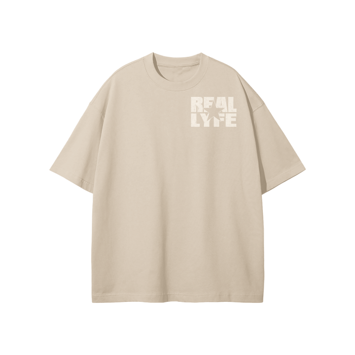 Real Lyfe Chest Logo Heavyweight Tee