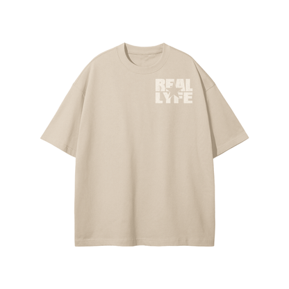 Real Lyfe Chest Logo Heavyweight Tee
